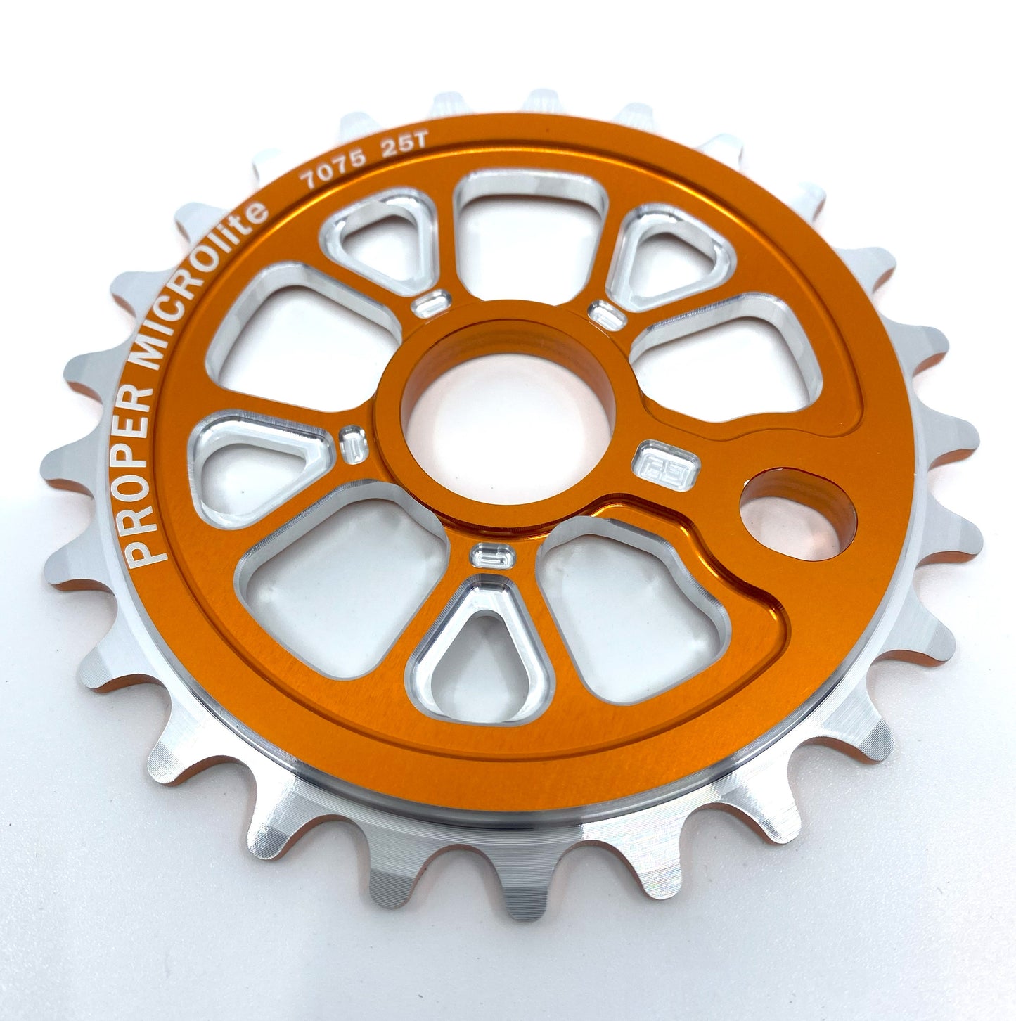 PROPER Microlite Sprocket 25 t orange and white