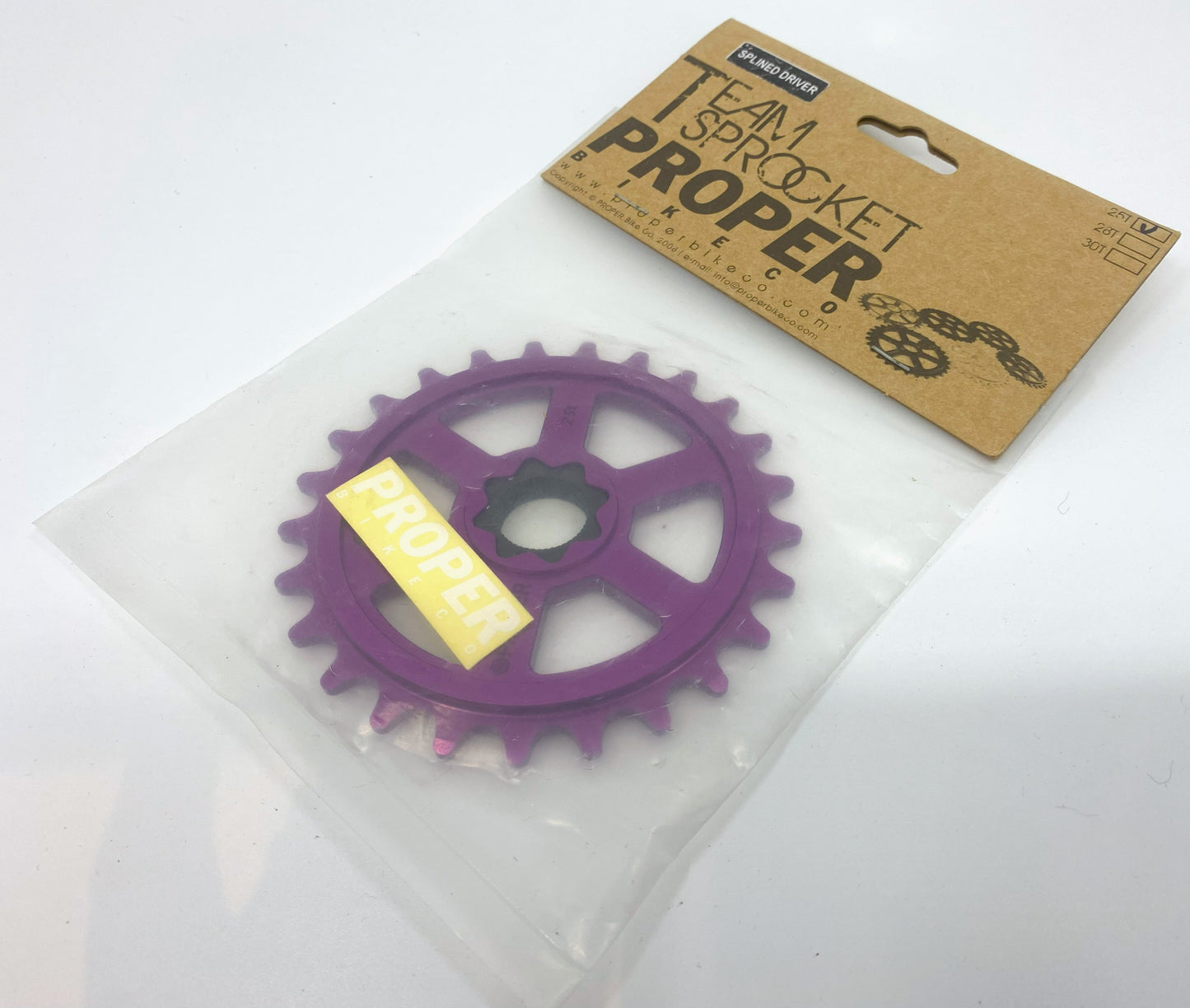 PROPER SPLINED DRIVER STREET CHAINRING 25T,