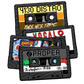 Graphic T Shirt Back print with Cassette tapes