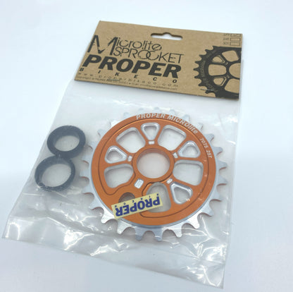 PROPER Microlite Sprocket 25 t orange and white