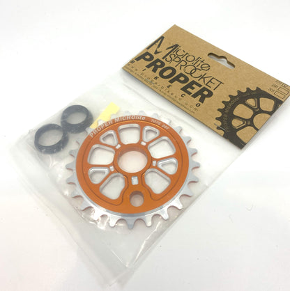 PROPER Microlite Sprocket 25 t orange and white