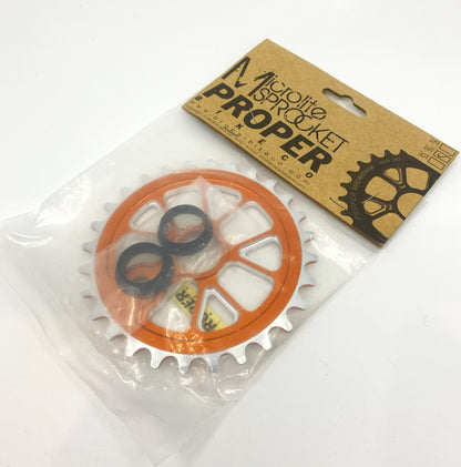 PROPER Microlite Sprocket 25 t orange and white