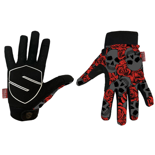 Shield Lite Gloves -Skulls and Roses